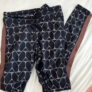 The Upside Martini-Print Leggings, Sz S